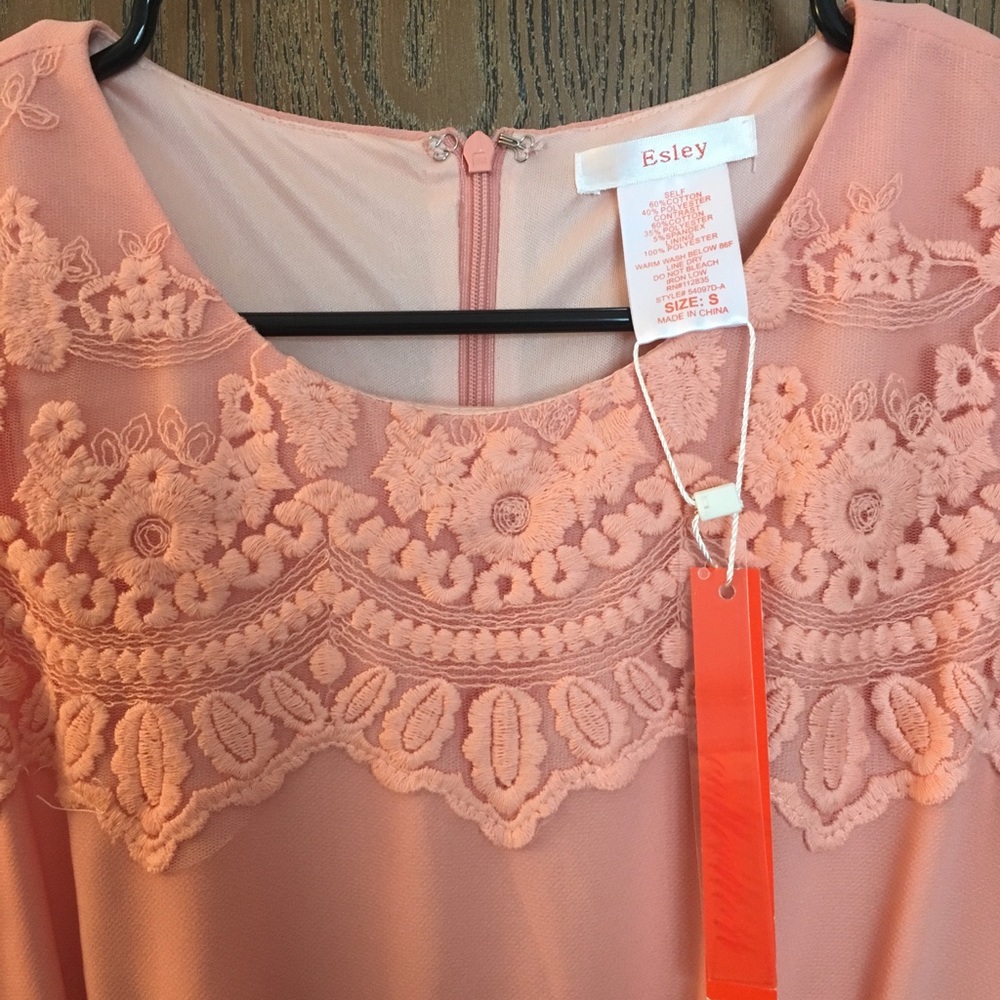 Brand New ModCloth Coral Wedding Guest Dress